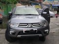 Grey Mitsubishi Montero Sport 2015 Manual Diesel for sale -0