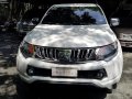 Selling White Mitsubishi Strada 2015 Manual Diesel -1