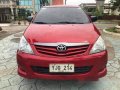Red Toyota Innova 2010 Manual Diesel for sale-1