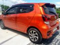 Orange Toyota Wigo 2019 Hatchback for sale in Pampanga -2