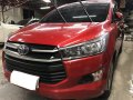 Red Toyota Innova 2018 Manual Diesel for sale -1