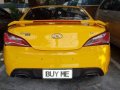 Yellow Hyundai Genesis 2013 Coupe Automatic Gasoline for sale-4