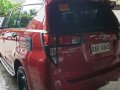 Red Toyota Innova 2017 at 28000 km for sale-3