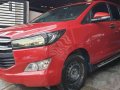 Red Toyota Innova 2017 at 28000 km for sale-1