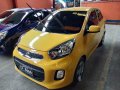 Yellow Kia Picanto 2016 Manual Gasoline for sale in Quezon City-5