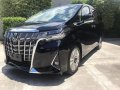 Black Toyota Alphard 2019 Automatic Gasoline for sale-1
