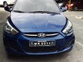 Sell Blue 2017 Hyundai Accent at 27000 km -1
