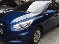 Sell Blue 2017 Hyundai Accent at 27000 km -2