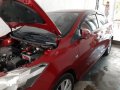 Red Toyota Vios 2015 at 28400 km for sale-1
