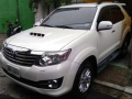 White 2014 Toyota Fortuner Automatic Diesel for sale-2
