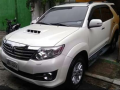 White 2014 Toyota Fortuner Automatic Diesel for sale-3