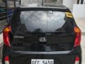 Black Kia Picanto 2016 Manual Gasoline for sale -4