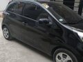 Black Kia Picanto 2016 Manual Gasoline for sale -2