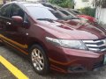 Red Honda City 2013 Automatic Gasoline for sale-8