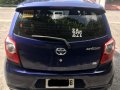 Blue Toyota Wigo 2016 Hatchback for sale in Bacoor -1
