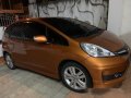 Orange Honda Jazz 2013 Automatic Gasoline for sale-3