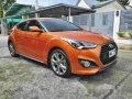 Selling Orange Hyundai Veloster 2017 Automatic Gasoline -2