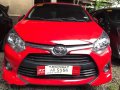 Red Toyota Wigo 2019 Hatchback for sale in Quezon City -9