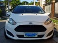 White 2014 Ford Fiesta Hatchback for sale -0