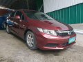 Red Honda Civic 2013 Manual Gasoline for sale in Quezon-5