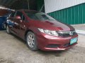 Red Honda Civic 2013 Manual Gasoline for sale in Quezon-4