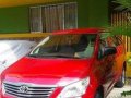 Red Toyota Innova 2012 at 55000 km for sale in Imus-2