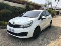 Selling White 2013 Kia Rio in Manila-2