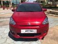 Red Mitsubishi Mirage 2016 for sale in Talisay-1