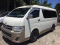 White Toyota Hiace 2013 Manual Diesel for sale -1