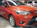 Orange Toyota Vios 2016 for sale -5