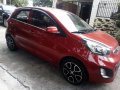 Red Kia Picanto 2012 for sale in Malolos-3