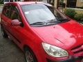 Sell Red 2007 Hyundai Getz at 140000 km-0