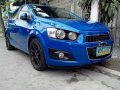 Blue Chevrolet Sonic 2013 Automatic Gasoline for sale-6