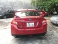 Red Subaru Wrx 2015 at 21000 km for sale -1