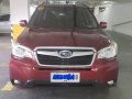 Red Subaru Forester 2016 at 73000 km for sale -4