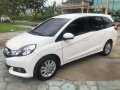 White Honda Mobilio 2016 Automatic Gasoline for sale  -3