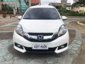 White Honda Mobilio 2016 Automatic Gasoline for sale  -2