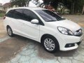 White Honda Mobilio 2016 Automatic Gasoline for sale  -0