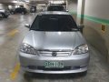 Silver Honda Civic 2002 Automatic Gasoline for sale -2