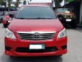 Red Toyota Innova 2013 at 83000 km for sale -1