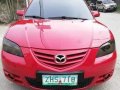 Red Mazda 3 2007 for sale in Cebu -2