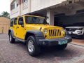 Yellow Jeep Wrangler 2011 Automatic Gasoline for sale  -7