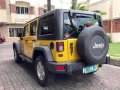 Yellow Jeep Wrangler 2011 Automatic Gasoline for sale  -5