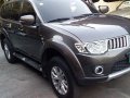 Grey Mitsubishi Montero Sport 2013 Manual Diesel for sale-0