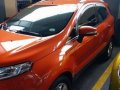 Selling Orange Ford Ecosport 2017 Automatic Gasoline at 19000 km -6