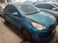 Selling Blue Mitsubishi Mirage 2017 Manual Gasoline  -0