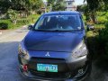 Grey Mitsubishi Mirage 2013 Manual Gasoline for sale -9