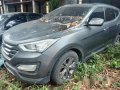 Sell Grey 2013 Hyundai Santa Fe in Quezon City-0