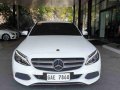 Selling White Mercedes-Benz C-Class 2018 Automatic Gasoline -0