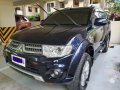 Blue Mitsubishi Montero Sport 2014 Manual Diesel for sale -2